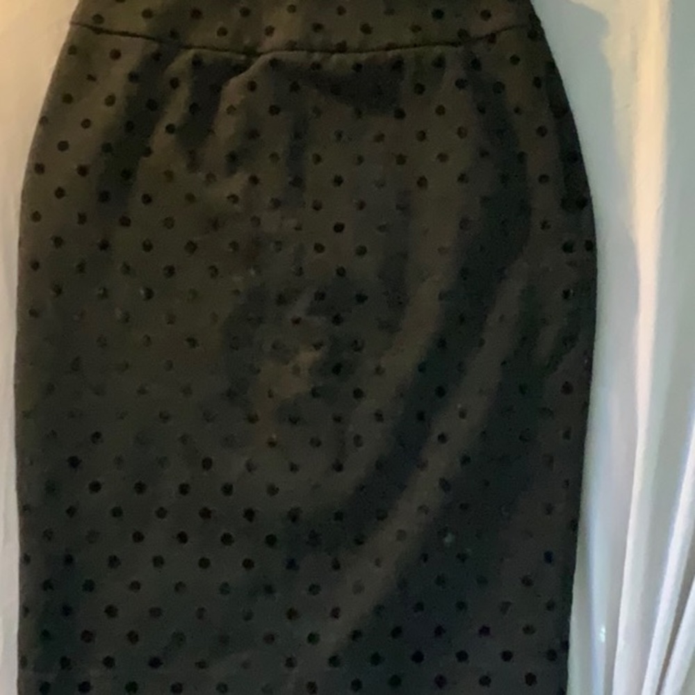 WHBM polka dot pencil skirt